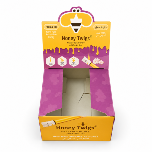 honey stick display packaging box